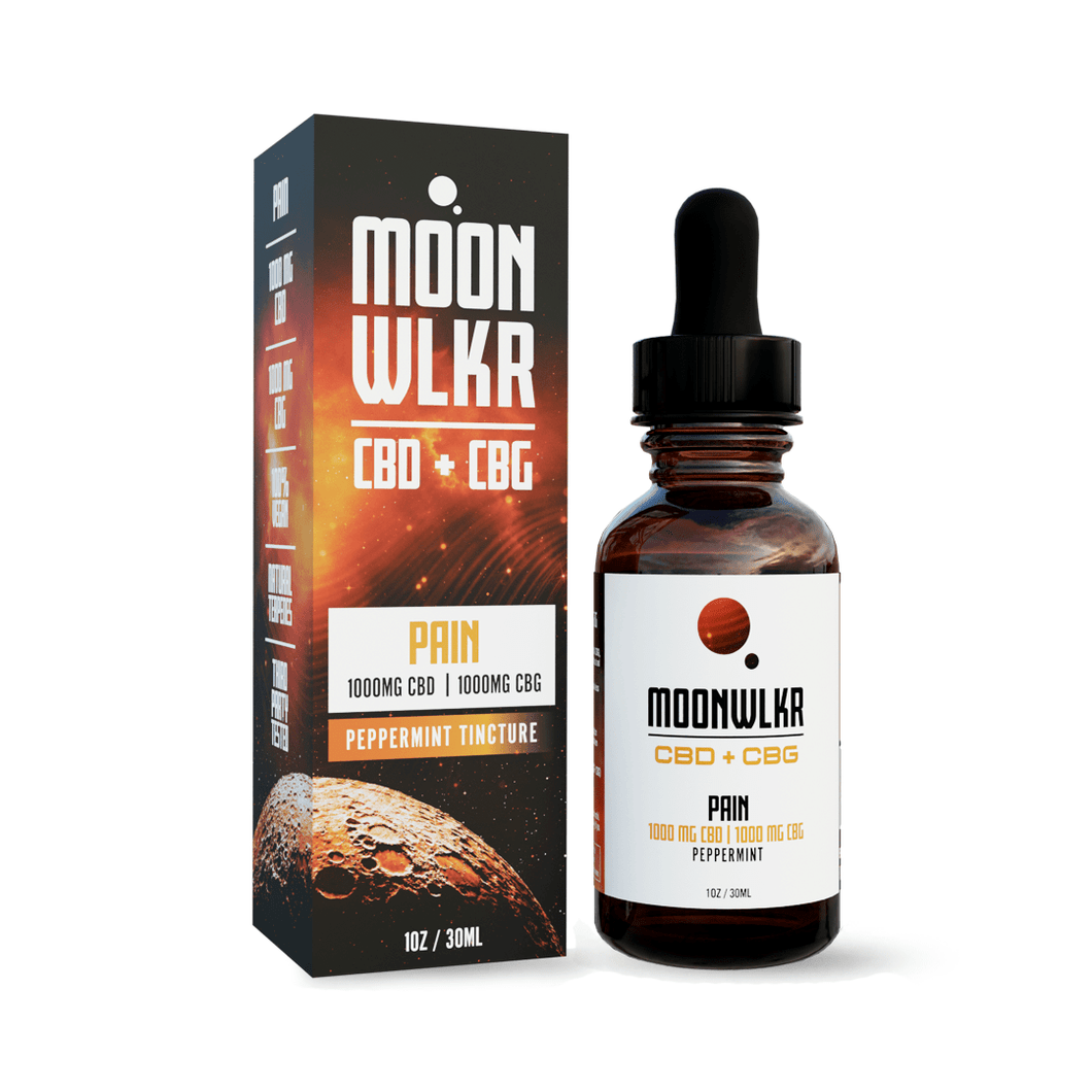 Moon Wlkr - Peppermint Full Spectrum Tincture (FOR PAIN) 2,000mg