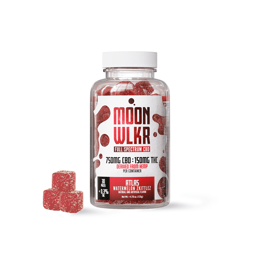 Moon Wlkr - Watermelon Zkittlez Full Spectrum Gummies 900mg